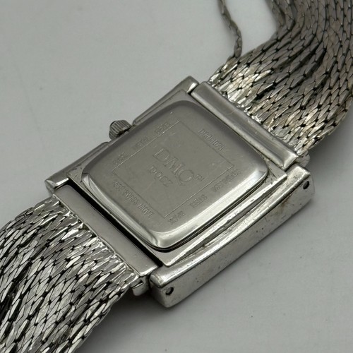 23mm Working Ladies DMQ Jewelled DQCZ Silver Tone Quartz Watch 6 Inches - Picture 19 of 22