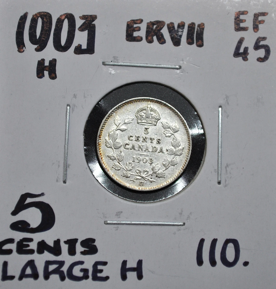 希少　 NGC-VF30 カナダ エドワード７世　5セント 銀貨　1903 希少 NGC-VF30 カナダ エドワード7世 5セント 銀貨 1903