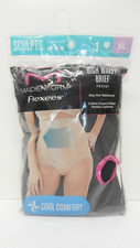 Maidenform Flexees Ultra Firm High Waist Shaping Brief P83061 Black Size XL Open