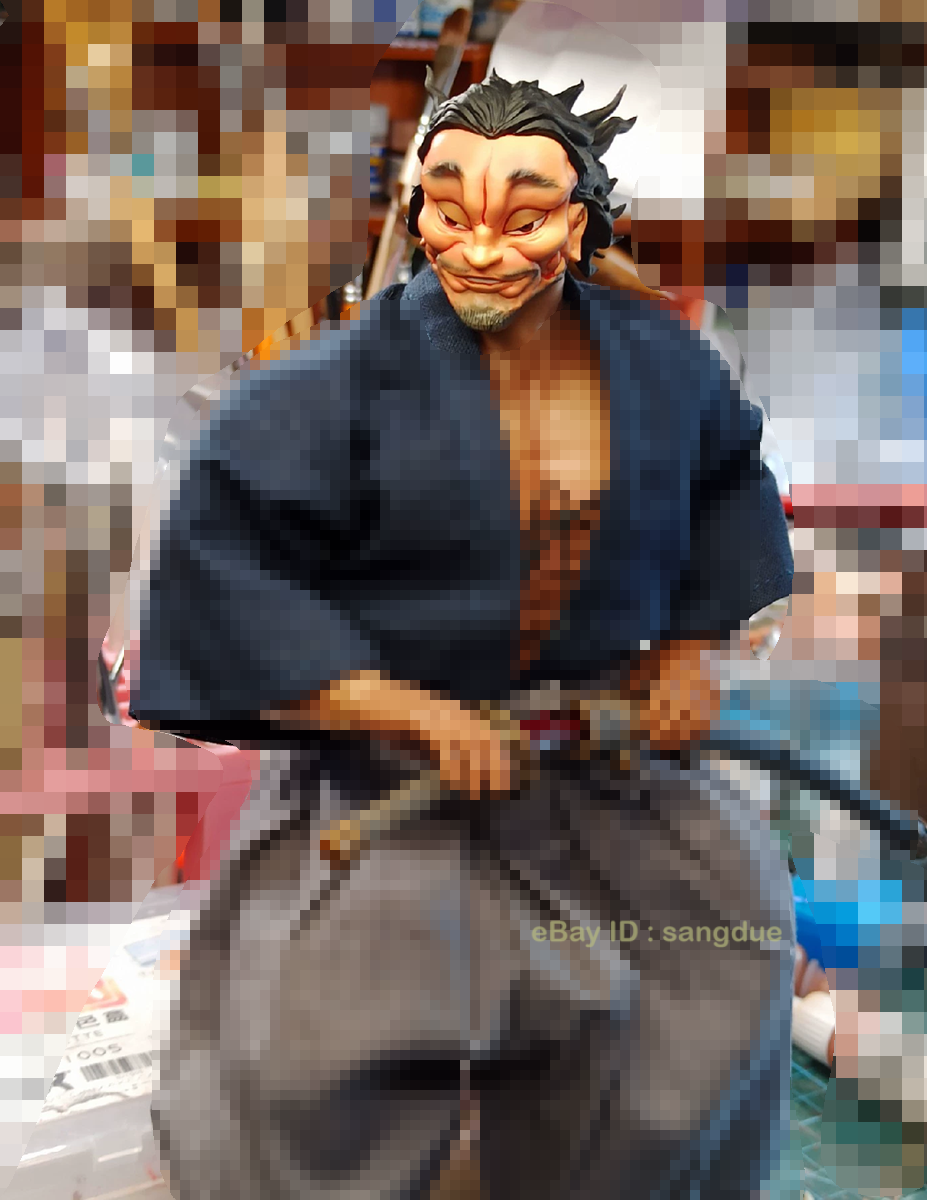 Customized 1/12 バキ Miyamoto Musashi Head Soldier accessories