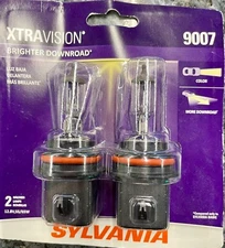 Sylvania Xtra Vision 9007 HB5 65/55W Two Bulbs Head Light Dual Beam Plug Play OE