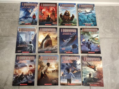 Lot of 12 I SURVIVED Lauren Tarshis kids historical scholastic chapter books