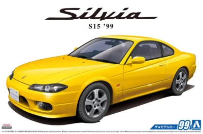 1999 Nissan Silvia S15 Spec-R 200SX 1:24 Model Kit Bausatz Aoshima 056790