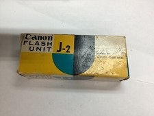 Rare Canon Flash Unit Model J-2 for Rangefinder Camera With Case/ Box