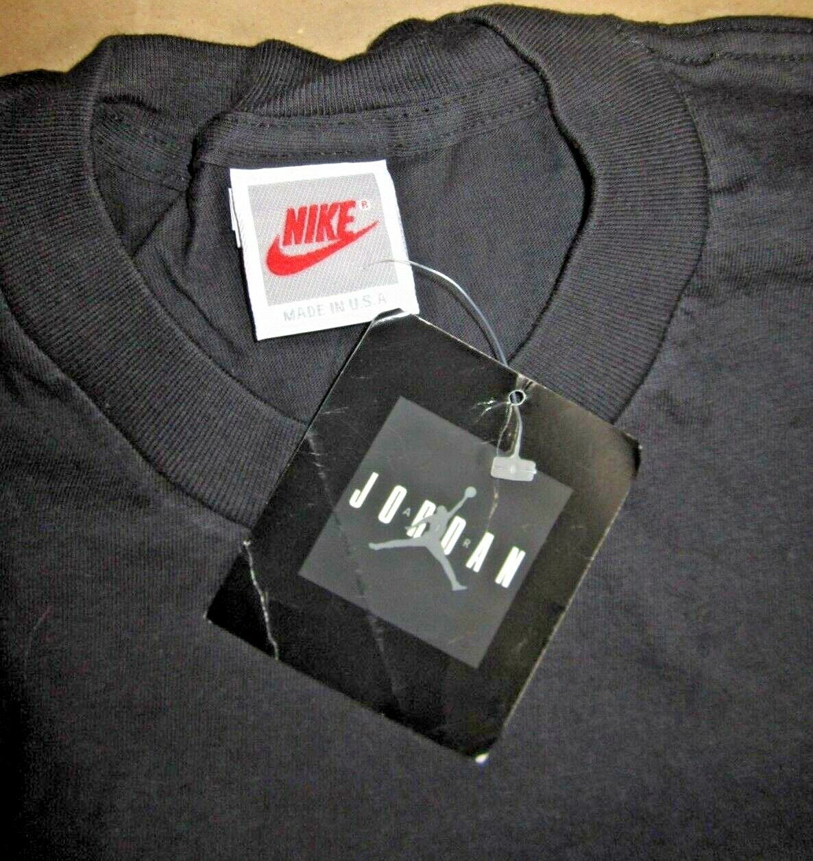 Vintage 90s Nike Jordan t shirt New with tags XL | eBay