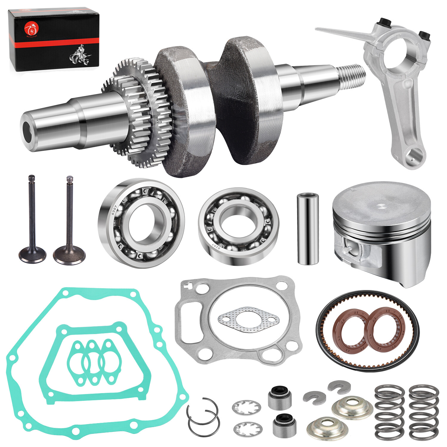 Crankshaft Connecting Rod Standard Piston Valve For Yamaha G21 G22 G27 G28 YDRA