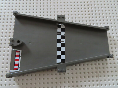 Lego 1 x Schiene System Track Weiche Y 44773 alt dunkelgrau 24x16x2 8364 Sticker