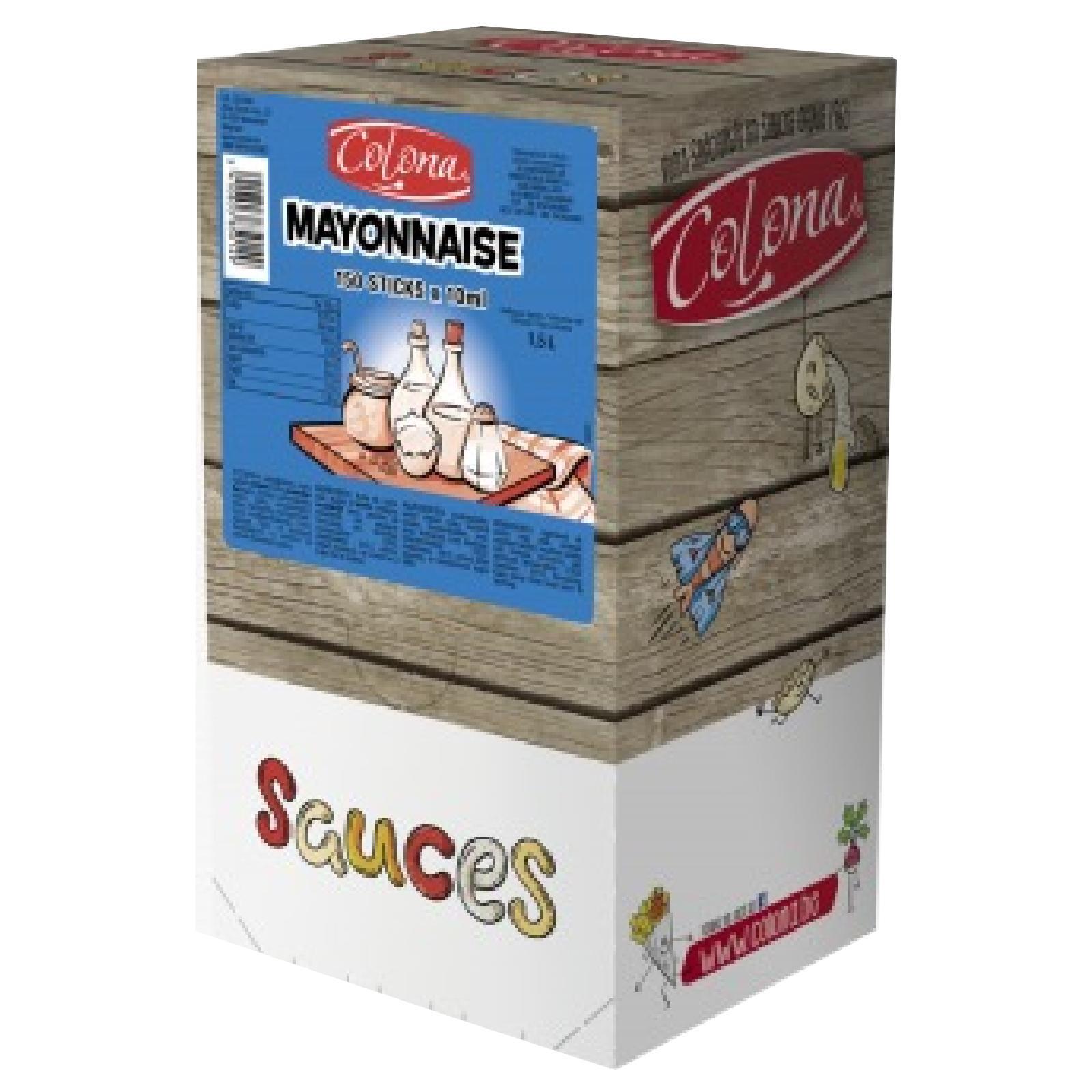 Salsa Maionese Colona Mayonnaise Sauce Box 150 Bustine da 10 ml Monodose