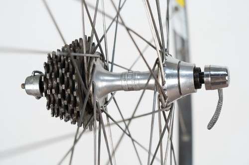 CAMPAGNOLO C-RECORD OMEGA VINTAGE RADSATZ RÖHRENRÄDER STRASSENRENNEN 7S GESCHWINDIGKEIT - Bild 16 von 21