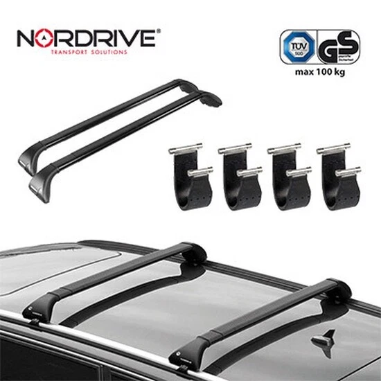 NORDRIVE Design Dachtr ger Snap Stahl Dach Gep ck Tr ger f r Volvo