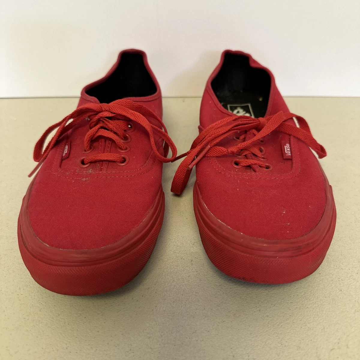 Crimson red best sale vans