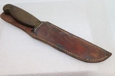 Vintage US Cattaraugus Hunting Knife w/ Sheath