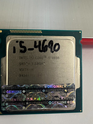 Intel i5-4690 3.5GHz Quad Core CPU Processor (SR1QH)