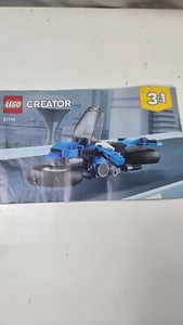 LEGO Creator 3 In 1 Superbike Set  31114 Toy Model Instruction Manual Booklet
