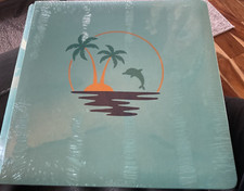 NEW Creative Memories Scrapbook Foiled Album Cover "Sun Soaked" 12x12 Teal
