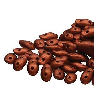 Crystal Bronze Fire Red Wave Beads (WAV3700030-01750-TB)