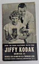 Kodak Jiffy series II manual brochure booklet