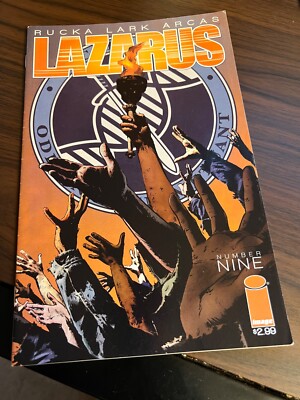 LAZARUS #9 IMAGE COMICS VF RUCKA & LARK 2014