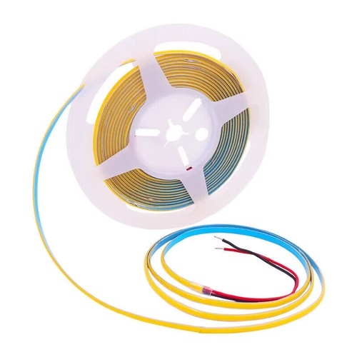 3mm Ultra thin COB LED Strip Light 12V/24V High Density Room Soft Flexible Tape - Picture 9 of 37