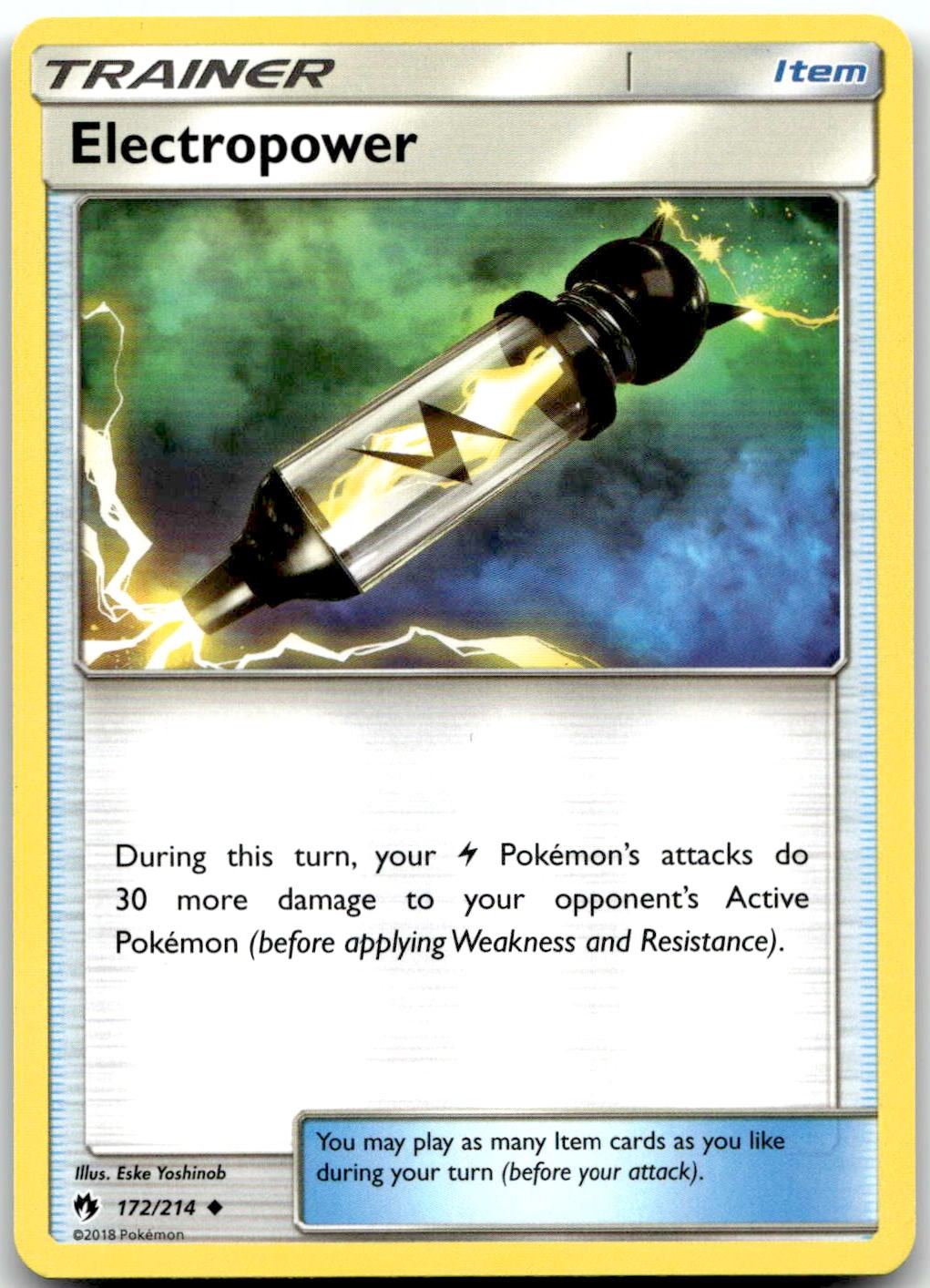 Pokemon Electropower Lost Thunder SM8 #172/214 Uncommon LP $SALE$!