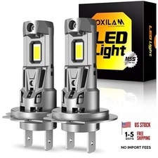 Light Bulbs 6500K White, 38000LM 800 Super Bright Fog Lights, Real 1:1 H7