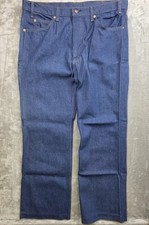 Vintage Levis 517 Orange Tab Jeans Mens 38X30 USA Made Bootcut Dark Wash Denim