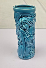 Vintage Orchids Of Hawaii BLUE MERMAID TIKI MUG R99 JAPAN