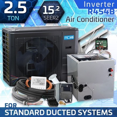 ACiQ 2.5 Ton 15.2 SEER2 Inverter Central Air Conditioner & 17.5'' Coil AC System