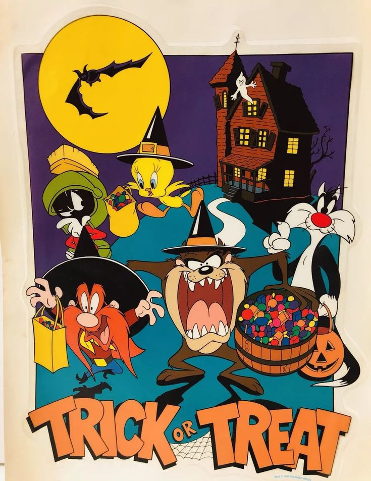 Rara Camiseta Looney Tunes Halloween Colección S-5XL Camiseta E32.282