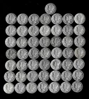 Mercury Dime Roll (50 Coins) 90% Silver (1926-45)  Lot D79