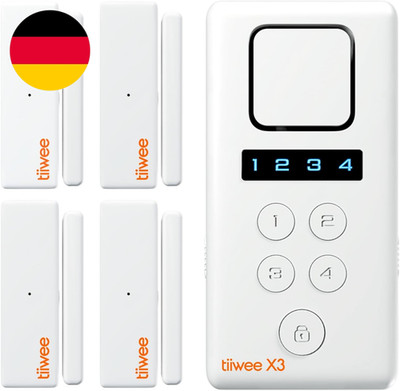 X3 Alarmanlage Für Das Haus - Komplette Alarmanlage Mit X3-Sirene, 4 Fenster- & 