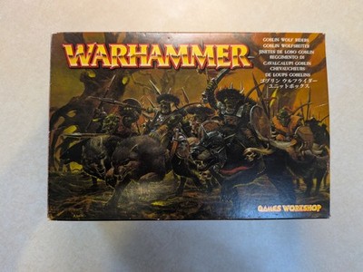 Warhammer Fantasy/AoS Games Workshop WHF Goblin Wolf Riders Mostly Complete NoS