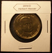 2014 D Herbert Hover uncirculated one dollar