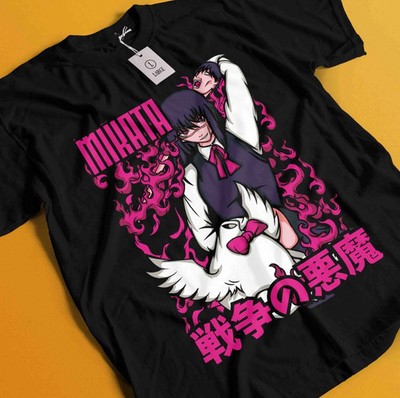 Chainsaw Man Makima T-Shirt Asa Aki Anime Denji Shirt Power Tshirt All Size #2