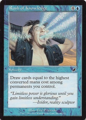 Rush of Knowledge SCG 49 Normal English NM - MTG