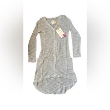 Joyfolie Girls Gray High/Low Cardigan. New with tags. Size 3. Comfort.