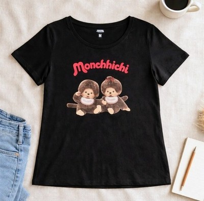 Monchichi T-Shirt,Damen, Vintage,Cartoon
