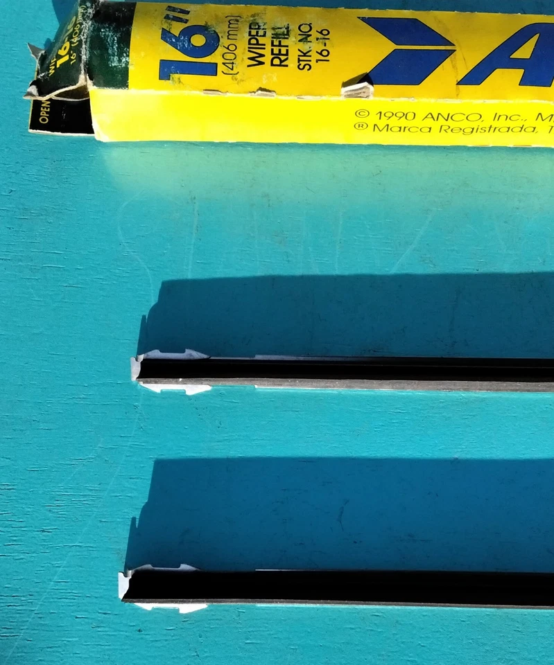 1960s Chrysler 16" Wiper Blade Replacement Anco Original Set of 2 Dodge Plymouth - Image 3 of 4