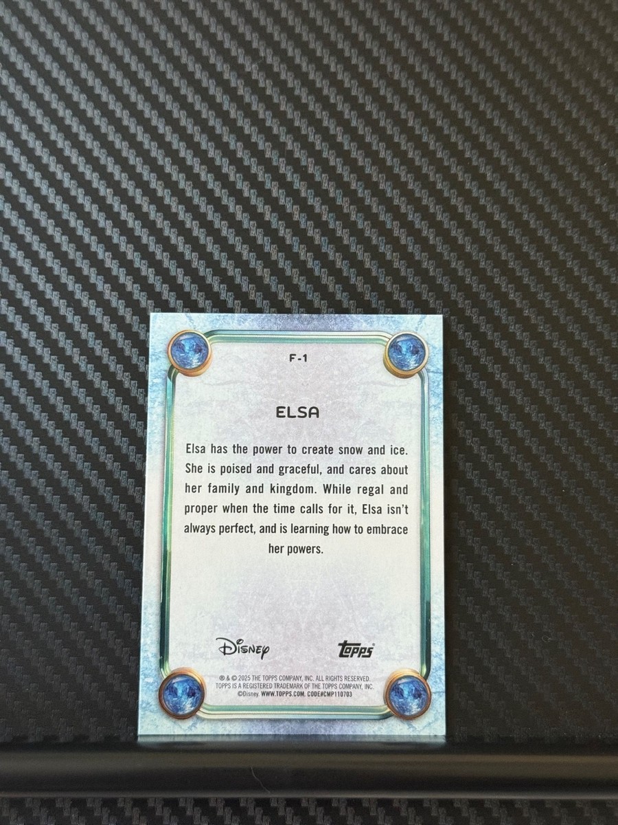 2025 Topps Disney Wonder Frozen Character Variation Foil SP #F-1