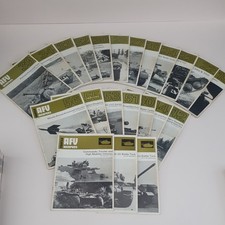 Vintage Profile AFV Weapons Magazines Job Lot 22 Issues 1970s Military Modelling