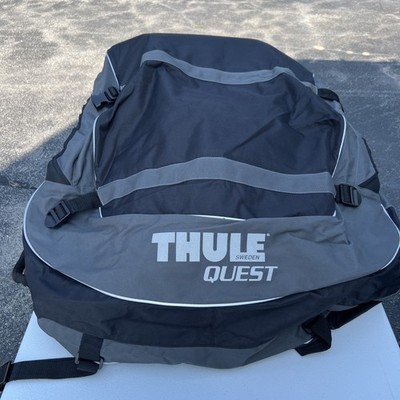 Thule Quest 846 Rooftop Soft Cargo Bag Heavy Cordura Gray/Black Sweden VGC Nice