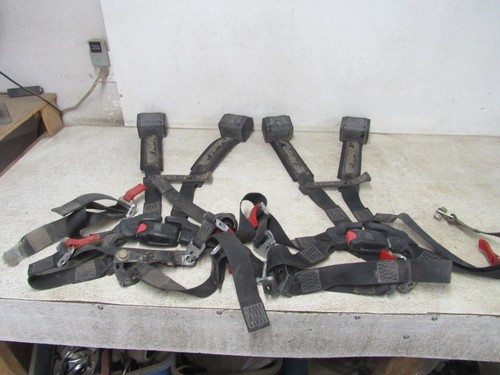 16 POLARIS RZR S 1000 60" SEAT BELTS CLICK 6 PAIR DRIVER PASSENGER  OEM  #5971