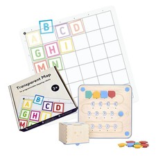 Primo Cubetto Coding Robot with Transparent Pocket Mat 6x6 Bundle Pack STEM Toys