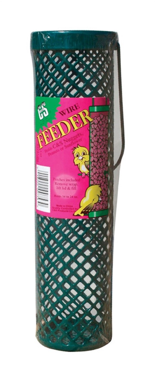 C & S Products 753 Wild Bird Nugget Feeder 11.38 H x 3 W x 3 D in. 24 oz.