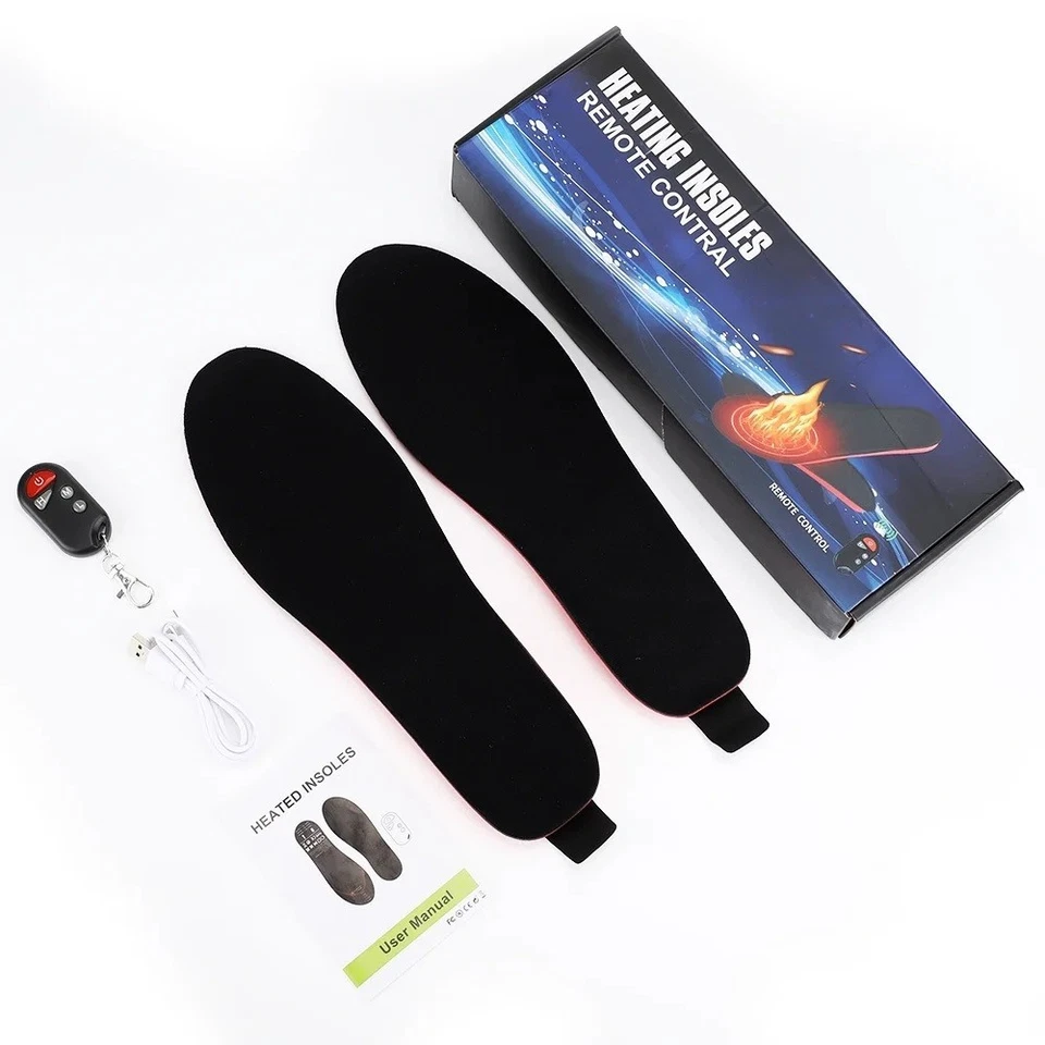 Heated Insoles for Women Men Foot Warmer Rechargeable Insoles w/ 3 Level Heating - Image 2 of 4