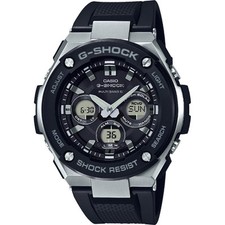 G-Shock G-Steel GST-W300-1AJF Solar Atomic 200M Black Japan