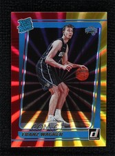 2021-22 Panini Donruss Rated Rookie Holo Red & Gold Laser Franz Wagner #235 0vs5