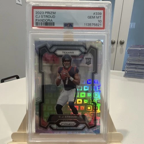 2023 Panini Pandora Prizm C.J. Stroud Texans #339   314/400 Rookie PSA 10