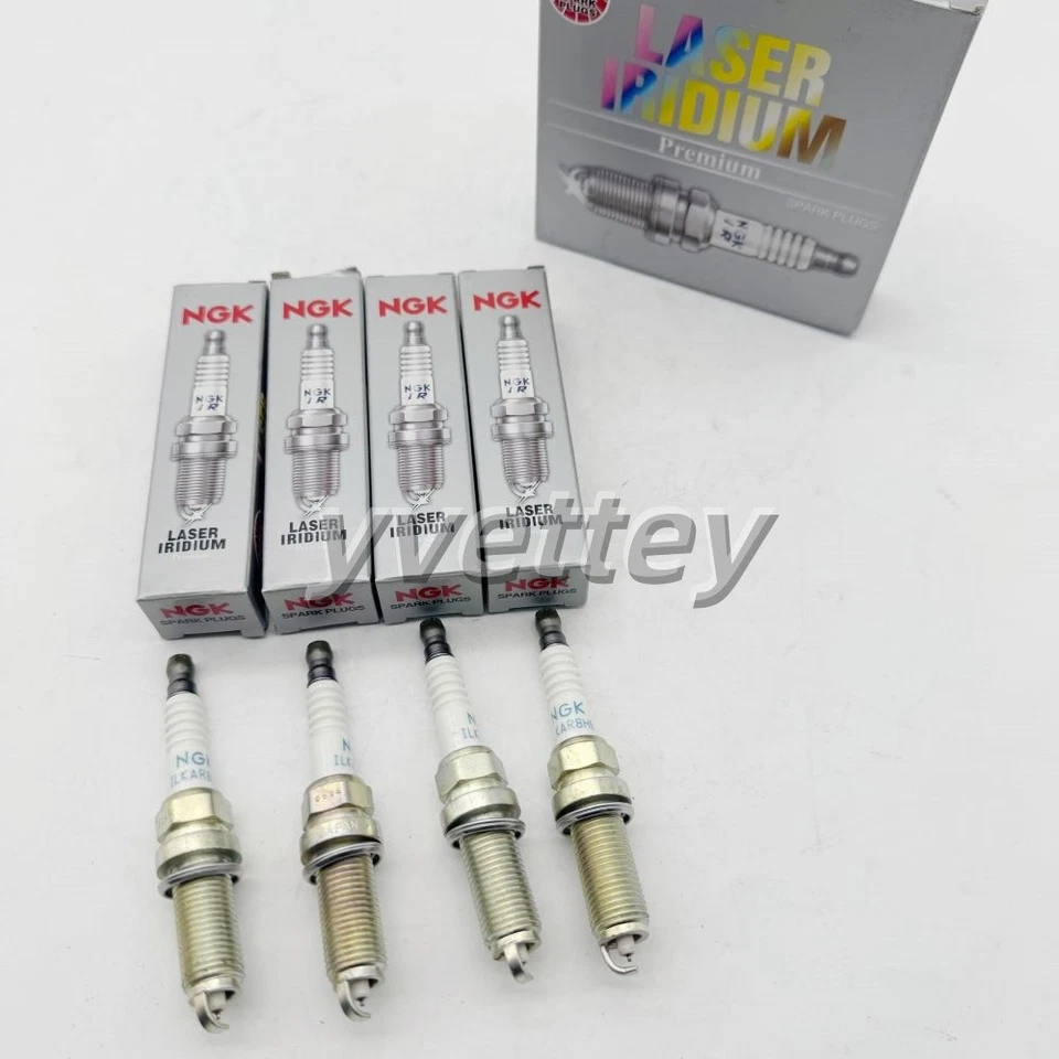 4x NGK 96024 Laser Iridium Spark Plug ILKAR8H6 For Subaru Forester and WRX OEM - Изображение 3 из 4