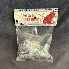 Starlyne Empire Slip-On Drapery Hooks No 4726 NOS 1964 Eastern Products Vintage